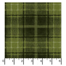Maywood Fabrics, Holly Jolly Flannel, Plaid, Green