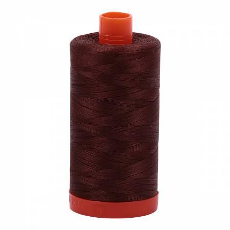 Mako Cotton Thread Solid 50wt 1422yds Chocolate