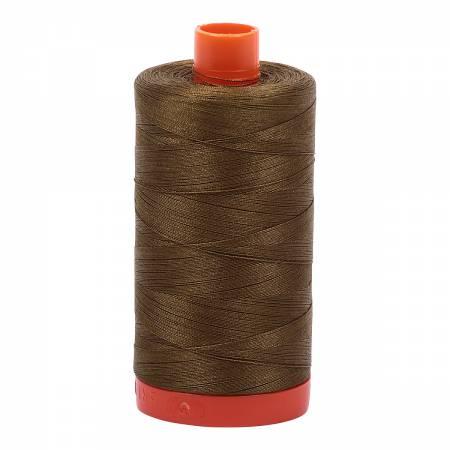 Mako Cotton Thread Solid 50wt 1422yds Dark Olive