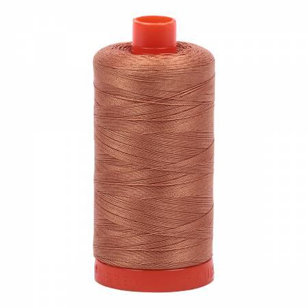 Mako Cotton Thread Solid 50wt 1422yds Light Chestnut