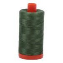 Mako Cotton Thread Solid 50wt 1422yds Very Dark Grass Green