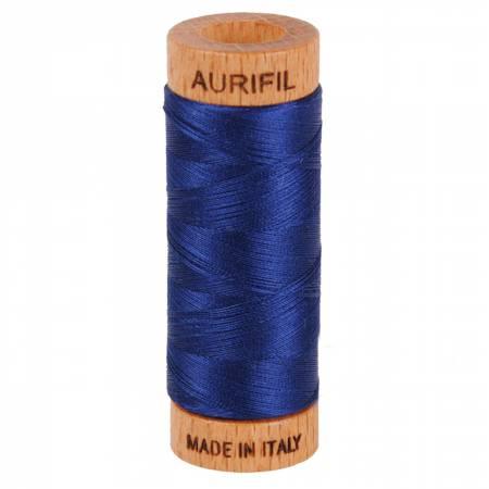 Mako Cotton Thread Solid 80wt 300yds Dark Navy