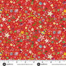 Makower UK, Jolly St Nick, Christmas Treasures, Red