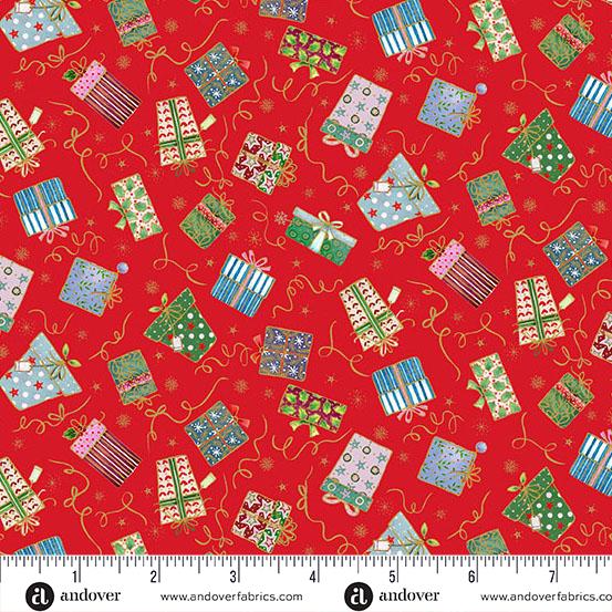 Makower UK, Jolly St Nick, Gifts, Red