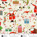 Makower UK, Jolly St Nick, Merry Magic, Cream