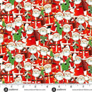 Makower UK, Jolly St Nick, Santa Parade, Red