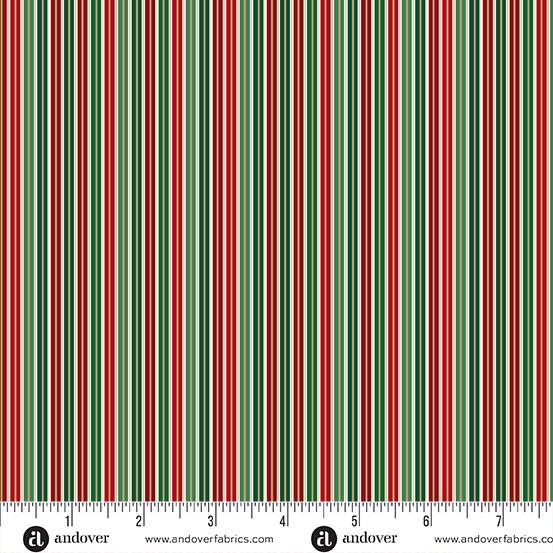 Makower UK, Jolly St Nick, Stripe, Multi