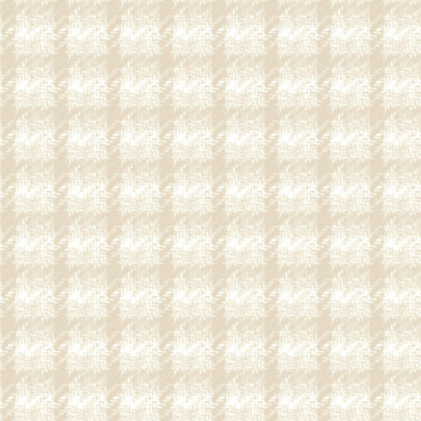 Maywood Fabrics, Holly Jolly Flannel, Check, Cream
