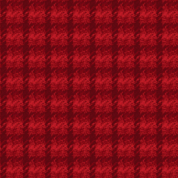 Maywood Fabrics, Holly Jolly Flannel, Check, Red