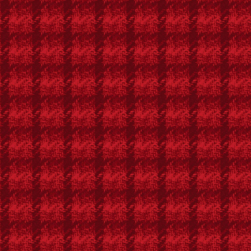 Maywood Fabrics, Holly Jolly Flannel, Check, Red