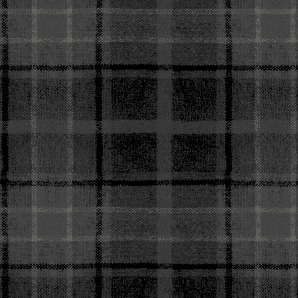Maywood Fabrics, Holly Jolly Flannel, Plaid, Gray