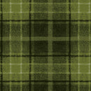 Maywood Fabrics, Holly Jolly Flannel, Plaid, Green