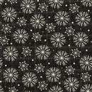 Maywood Fabrics, Holly Jolly Flannel, Snowflakes, Black
