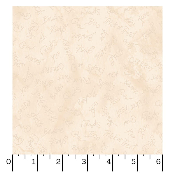 Maywood Fabrics, Spooky Sitches, Stars & Moons, Cream