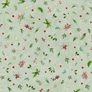 Maywood Fabrics, Winter Wreaths, Tiny Greenery, Green