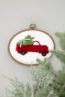 Merrily We Roll Along Punch Needle Kit