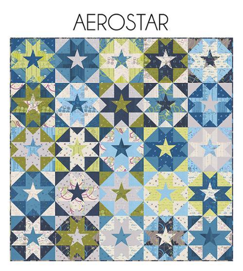 Moda, Aerostar Quilt Pattern by Sariditty