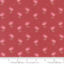 Moda, Bunny Hill, A Very Sweet Christmas,Small Poinsettias, Red