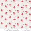 Moda, Bunny Hill, A Very Sweet Christmas,Small Poinsettias, Snow White