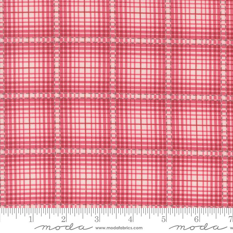 Moda, Bunny Hill, A Very Sweet Christmas, Plaid, Rose