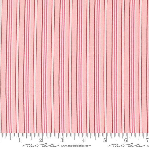 Moda, Bunny Hill, A Very Sweet Christmas, Stripe, Pink