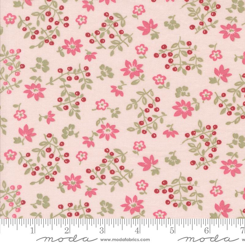 Moda, Bunny Hill, A Very Sweet Christmas, Vintage Berries, Pink