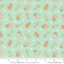 Moda Fabrics, Abloom, Floral Sprigs, Robins Egg