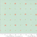 Moda Fabrics, Abloom, Tiny Tossed Flowers, Robins Egg