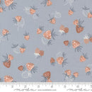 Moda Fabrics, Chirp Sweet Memories, Strawberries on Gray