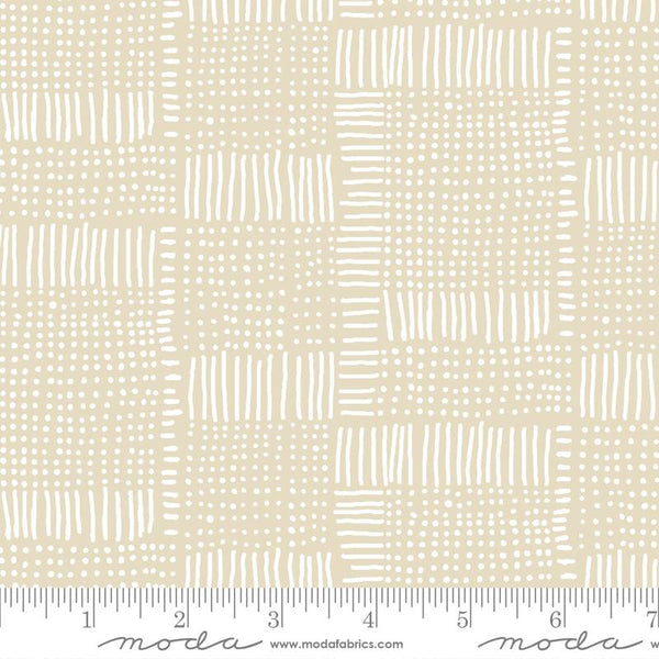 Moda Fabrics, Whispers by Studio M - Dash Dot - Natural