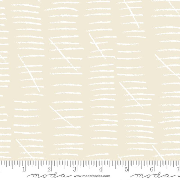 Moda Fabrics, Whispers by Studio M - Hash Marks - Muslin