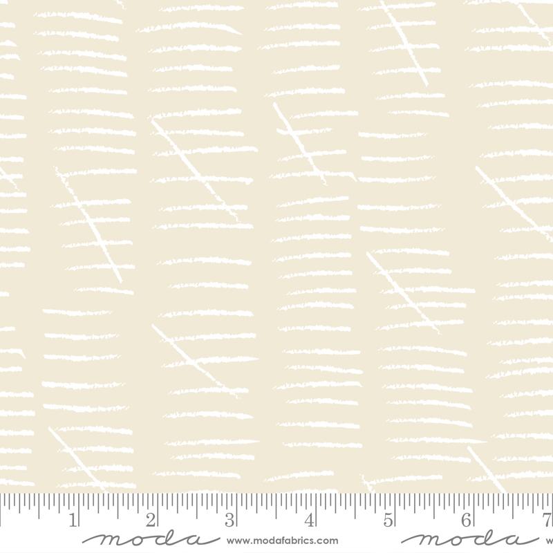 Moda Fabrics, Whispers by Studio M - Hash Marks - Muslin
