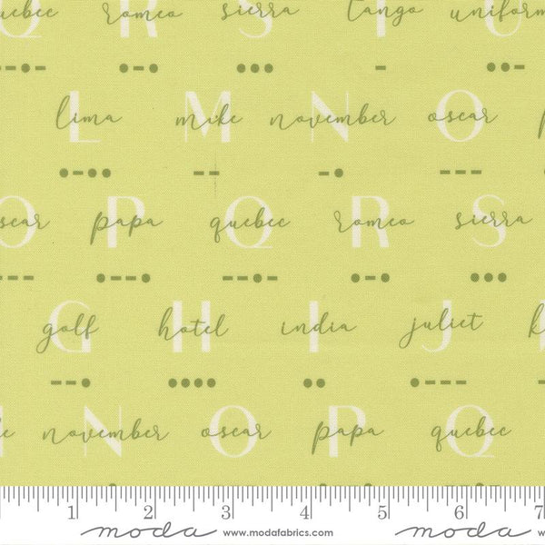 Moda, High Flight, Flight ABCs, Leaf Green