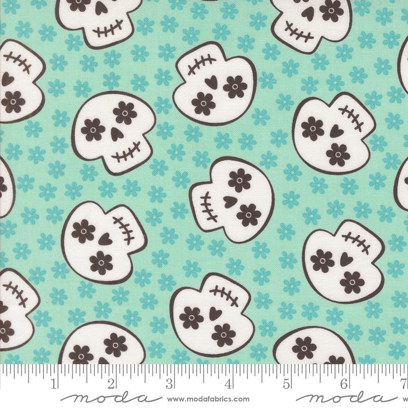 Moda, Me & My Sister, Fab Boo Lous, Cheery Skulls, Aqua