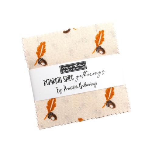 Moda, Pumpkin Spice Gathering,Mini Charm Pack