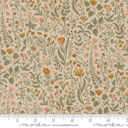 Moda, Rainier, Mountain Meadow, Mochi Linen, Eggshell