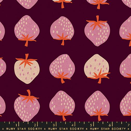 Moda, Ruby Star, Strawberry, Canvas, Deep Plum