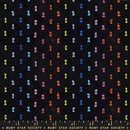 Moda, Ruby Star, Warp Weft Wovens, Mystic Star, Black