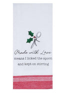 Moda, Snarky Tea Towel-Made With Love