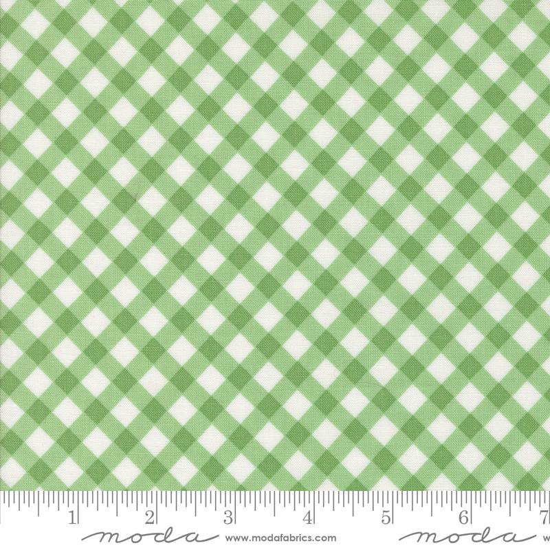 Moda, Summertime, Diagonal Plaid, Green