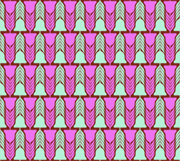 Northcott, Anna Maria Parry, Art Deco Stripe, Pink