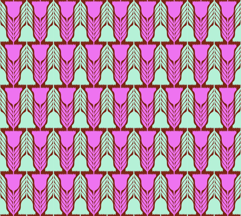 Northcott, Anna Maria Parry, Art Deco Stripe, Pink