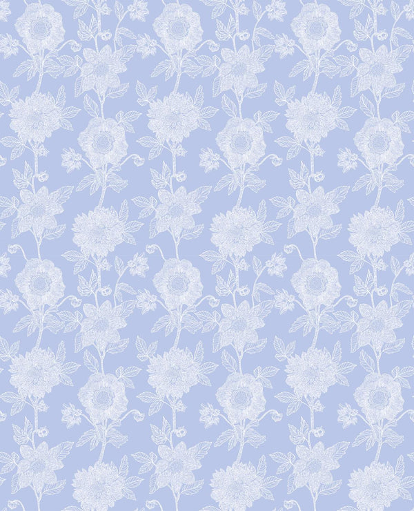 Northcott, Anna Maria Parry, Silhouette, Flowers, Light Lavender