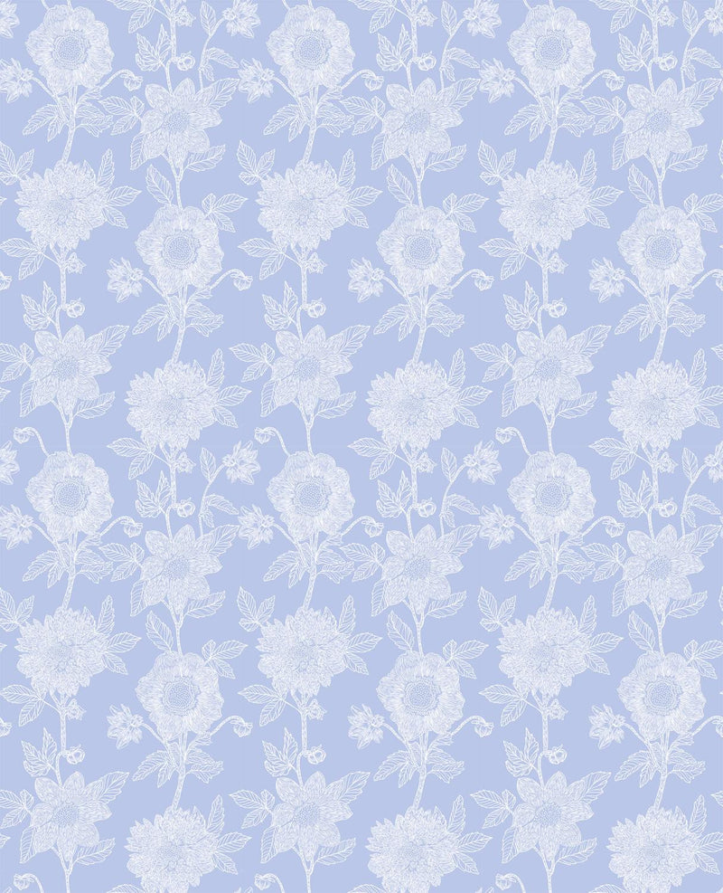 Northcott, Anna Maria Parry, Silhouette, Flowers, Light Lavender