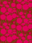 Northcott, Anna Maria Parry, Silhouette, Neon Flowers, Pink