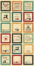 Northcott Fabrics, Stonehenge Stitchin, Small Label Blocks