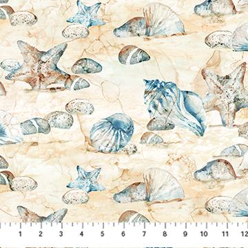 Northcott, The Great Outdoors, Seashells on Sand