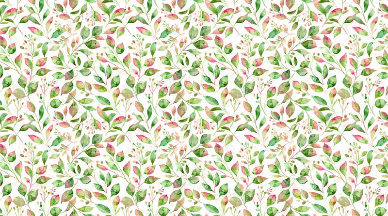 Northcott, Veranda, Leafy Vines, Cream