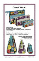 Open Wide Bags Pattern by Annie