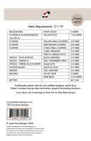 Snips & Blossoms Quilt Pattern, Lamb Farm Designs